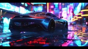 炫酷豪华汽车摄影图片